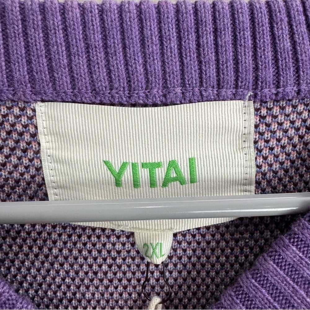 Yitai Dusk Skyline Knit Jumper Sweater Size XXL - Picture 3 of 10